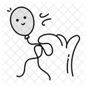 Smiley Balloon  Icon