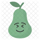 Smiley Birnengesicht Emoji Emoticon Symbol