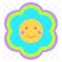 Blumen Smiley Symbol