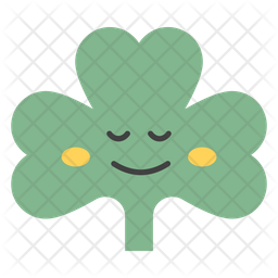 Smiley Coriander Face Emoji Icon