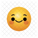 Emoji Sorridente Design Ferramenta Ícone