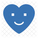 Smiley Face Heart Icon