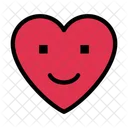 Smiley Face Heart Icon