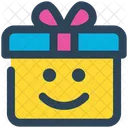 Smiley-Geschenkbox  Symbol