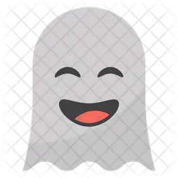 Smiley Ghost Emoji Icon