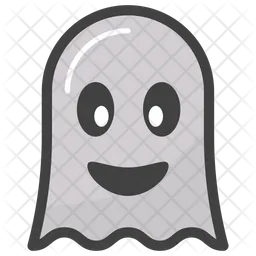 Smiley Ghost Emoji Icon