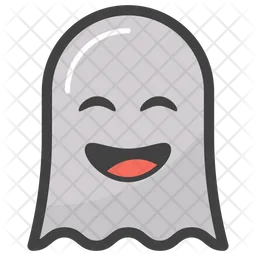 Smiley Ghost Emoji Icon