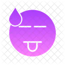 Smiley Glyph Gradient  Icon