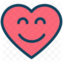 Smiley Heart  Icon