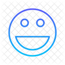 Smiley Line Gradient  Icon