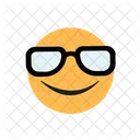 Smiley Mit Brille Emoji Emoticons Symbol