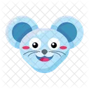 Smiley Mouse Happy Mouse Emoji Icon