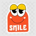 Smiley Tag Cute Smiley Cute Emoji Icon