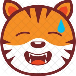 Smiley Tiger  Icon