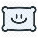 Emoticon de travesseiro sorridente  Icon