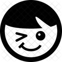 Smiley Wink Icon