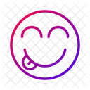 Smiley Zunge Lacheln Lacheln Symbol