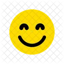 Smiling Face Eyes Icon