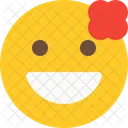 Smiling Flower Emoji Icon
