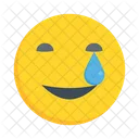 Smiling Facewithhappytears Smiley Icon