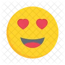 Smiling Hearteyes Love Icon