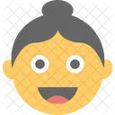 Smiling Woman Emoji Icon