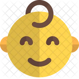 Smiling Baby Emoji Icon