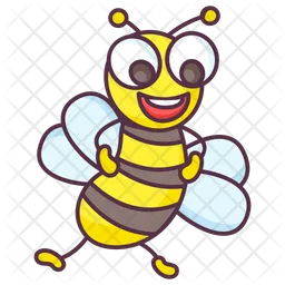 Smiling Bee  Icon