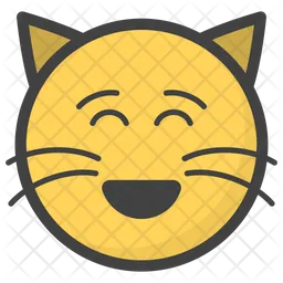 Smiling Cat Emoji Icon