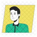 Smiling Brunette Young Man アイコン