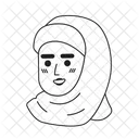 People In Hijabs Similars Mono アイコン