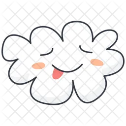 Smiling cloud  Icon