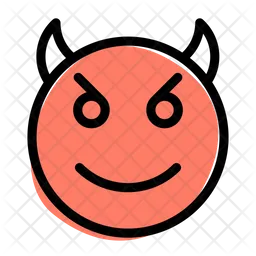 Smiling Devil Emoji Icon