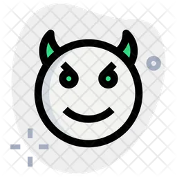 Smiling Devil Emoji Icon