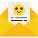 Smiling Email Emoji Letter Icône