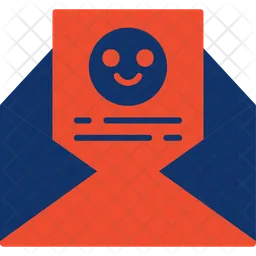 Smiling Email  Icon