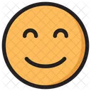 Smiling Eyes Emoji Expression Icon