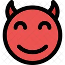 Smiling Eyes Devil Icon