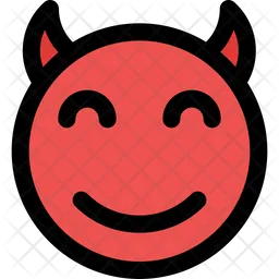 Smiling Eyes Devil Emoji Icon