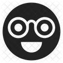 Smiling-face-glasses  Icon