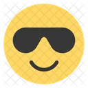 Smiling Face Sunglasses Sunglasses Face Icon