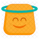 Smiling Face With Halo Emoji Face Icon