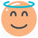 Smiling Face With Halo  Icon