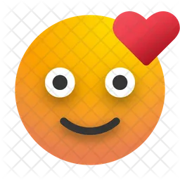 Smiling Face With Heart Emoji Icon