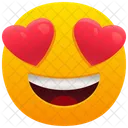 Smiling Face With Heart Eyes Emoji Emotion Icon
