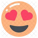 Smiling Face With Heart Eyes  Icon