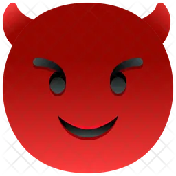 Smiling Face With Horns Emoji Icon