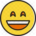 Smiling Face With Open Mouth And Smiling Eyes Icon