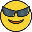 Smiling Face With Sunglasses Icon