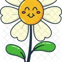 Smiling Flower  Icon